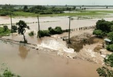 Canal embankment burst sends floodwaters into Sing Buri | Thaiger