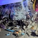 Tour bus slams truck in Khon Kaen, 2 dead and 30 injured | Thaiger