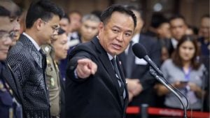 PM Anutin storms off after question on scandal-hit deputy | Thaiger