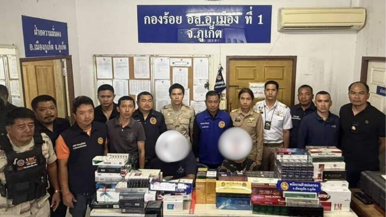 Phuket duo arrested with 2,000 packs of smuggled cigarettes | Thaiger