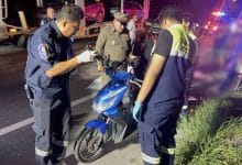 Pattaya motorbike crash kills 2 in freak handlebar tangle | Thaiger