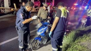 Pattaya motorbike crash kills 2 in freak handlebar tangle | Thaiger