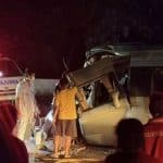 Bangkok-bound van slams into truck, 7 injured | Thaiger