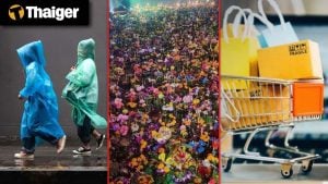 Thailand video news | Typhoon lashes coast as Thailand braces for flooding risk, Thailand to slap import duties on all low‑value online goods | Thaiger