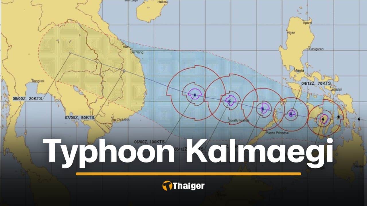 Таиланд готовится к тайфуну Калмаеги после того, как шторм унес одну жизнь на Филиппинах