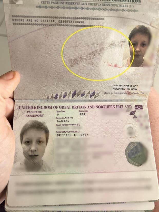 UK mum’s Thailand trip ruined over son’s passport sticker mark | News by Thaiger