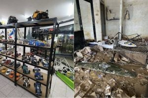 Hatyai toy shop looted during floods, owner loses 3m baht in collectibles | Thaiger