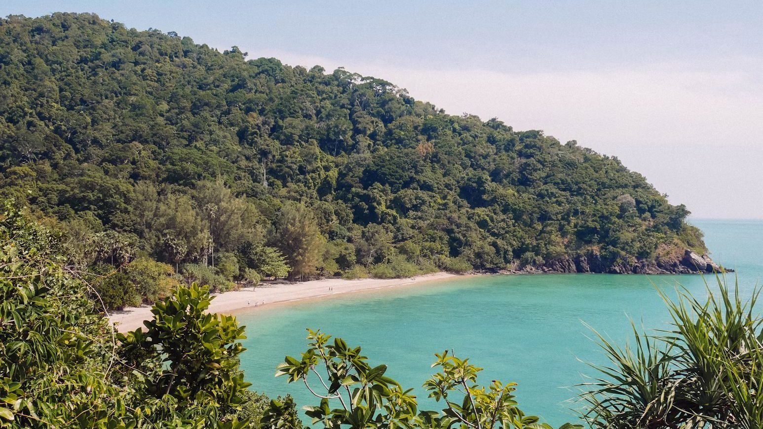 A beach inside Mu Koh Lanta National park