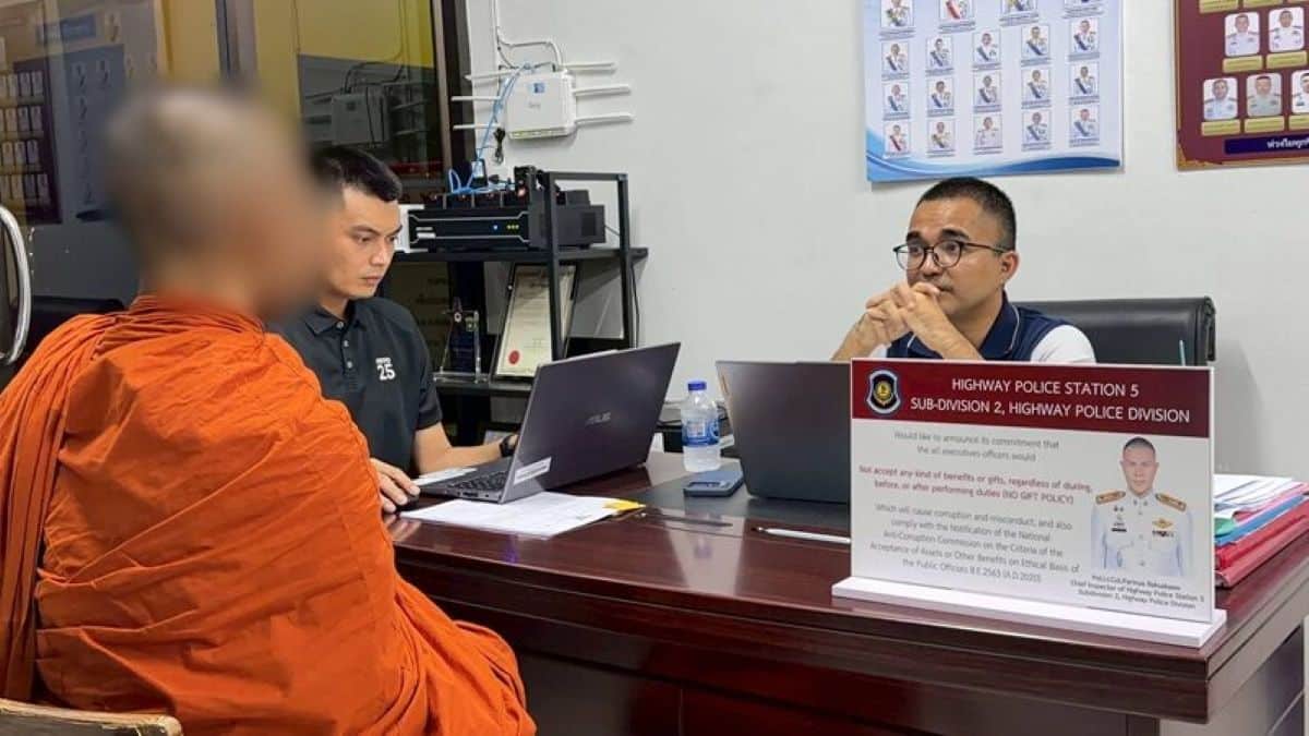 Monk arrested for fleeing rape charges involving 14 year old | News by Thaiger