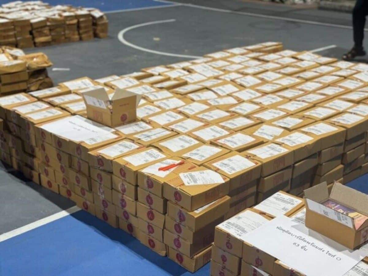 Police raid in Phuket uncovers a large-scale operation with over 20,000 items seized.