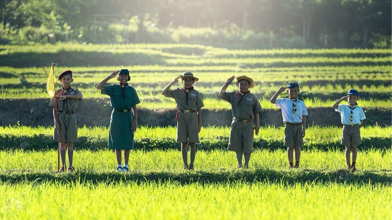 Uniforms of the Thai Scouts in Thailand | Photo taken from the Take Me Tour blogsite