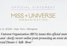 Miss Universe Organization Warns of Unauthorized Dinner Event, Vows Legal Action | Thaiger