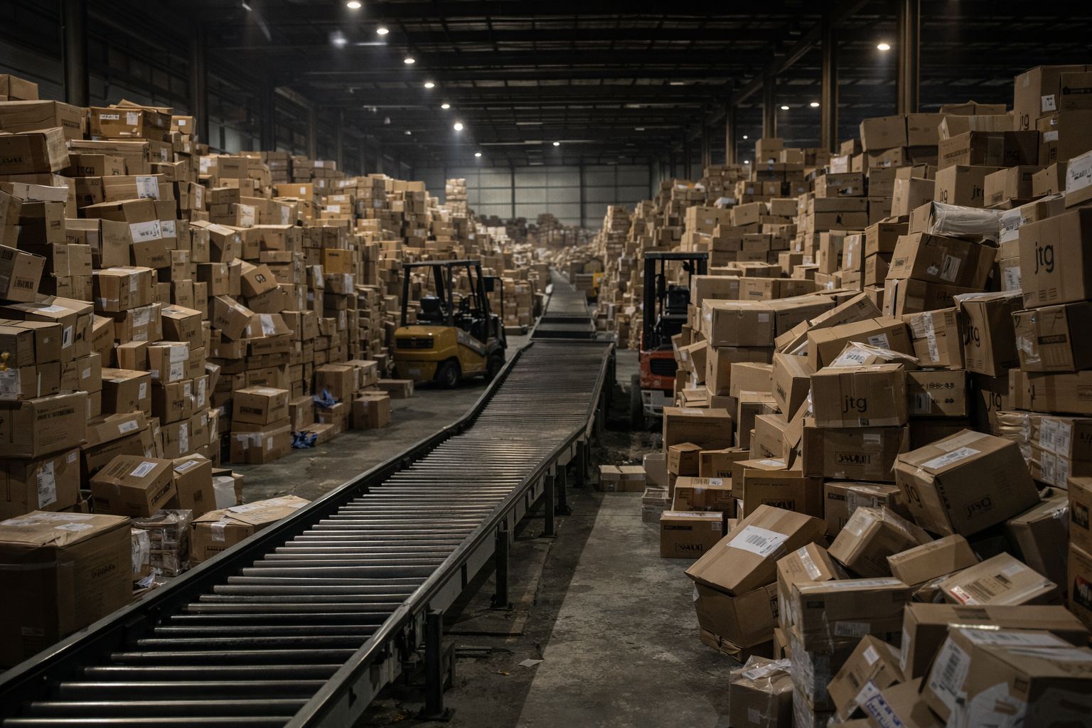 Нехватка персонала парализует сеть доставки, поскольку тысячи посылок скапливаются