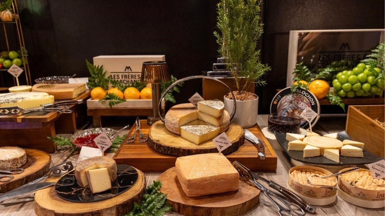 A unique cheese selection from Les Frères Marchand is available exclusively at The St. Regis.