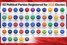 52 political parties register party-list and prime ministerial candidates ahead of 2026 election | Thaiger