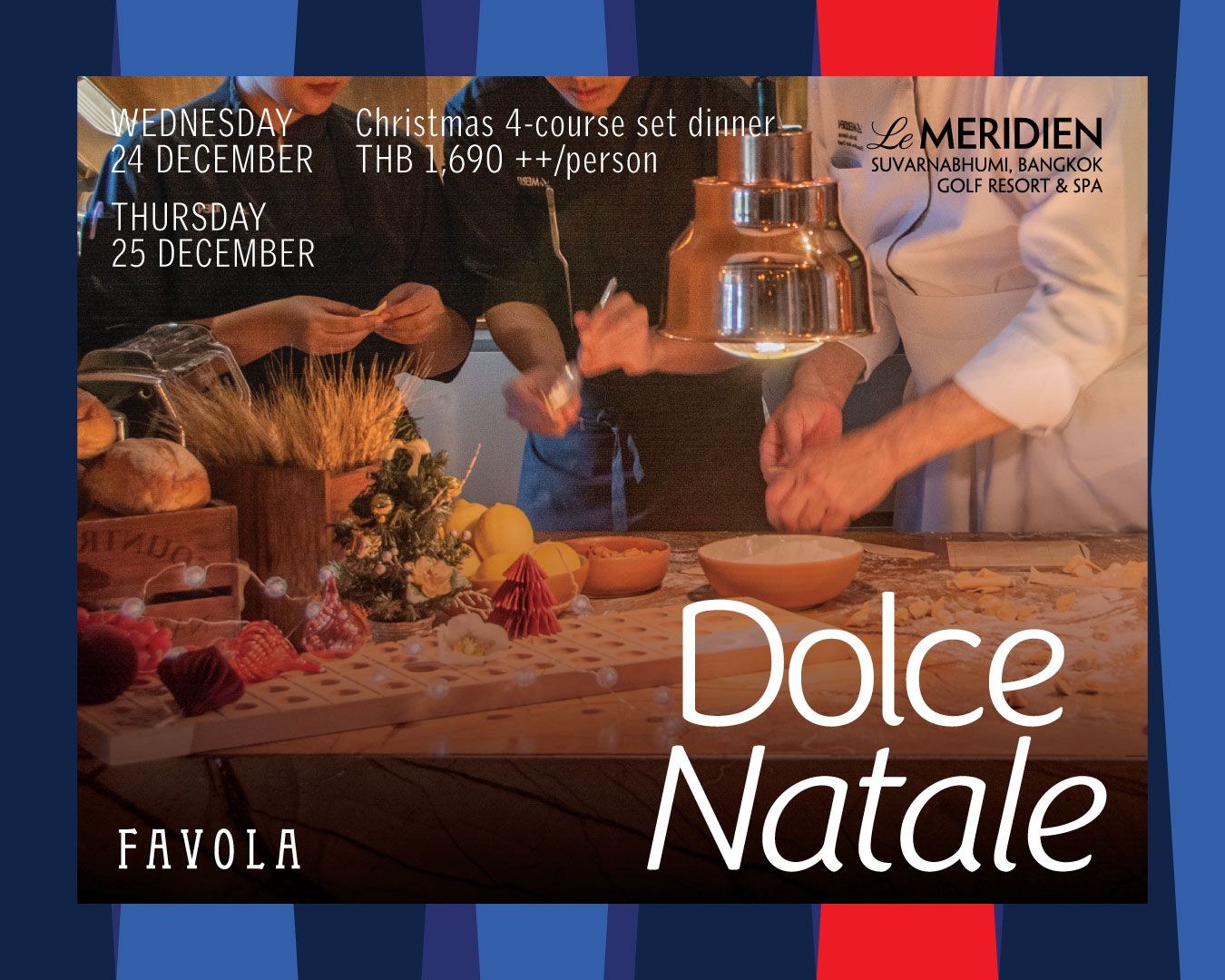 Dolce Natale brings your taste buds from Bangkok to Italy for Christmas