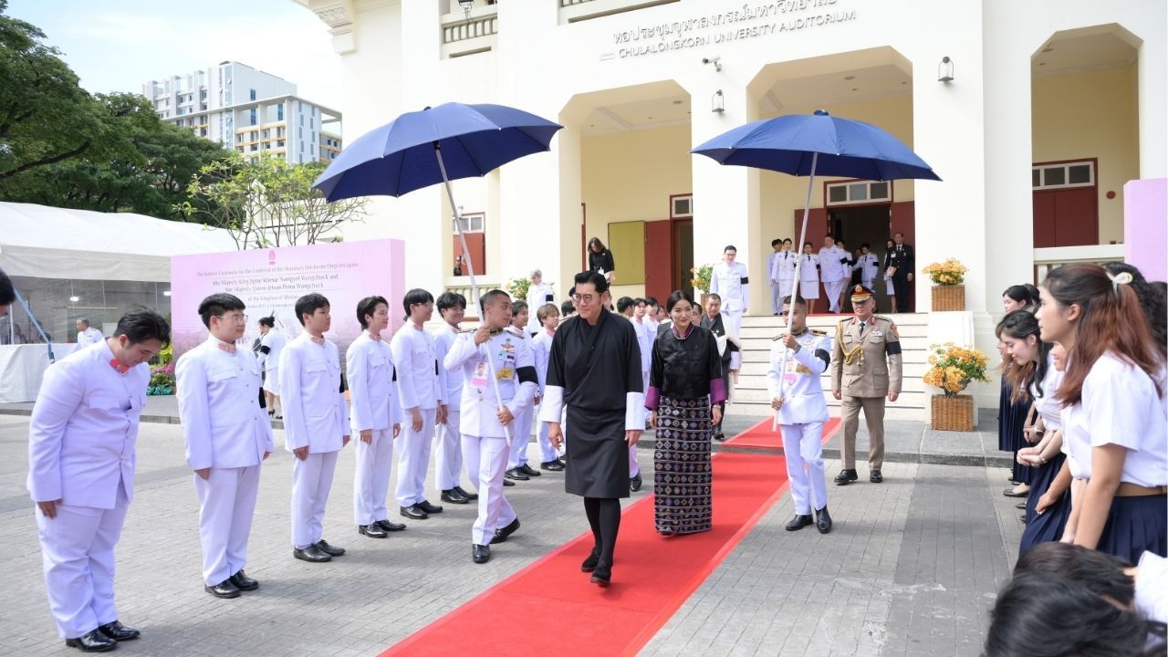 Chulalongkorn University hosts Bhutan’s King and Queen for honorary degrees | News by Thaiger
