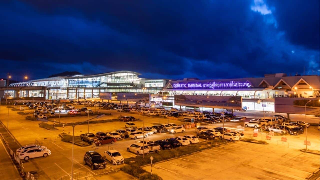 Phuket International Airport's domestic terminal, a gateway for international flights.