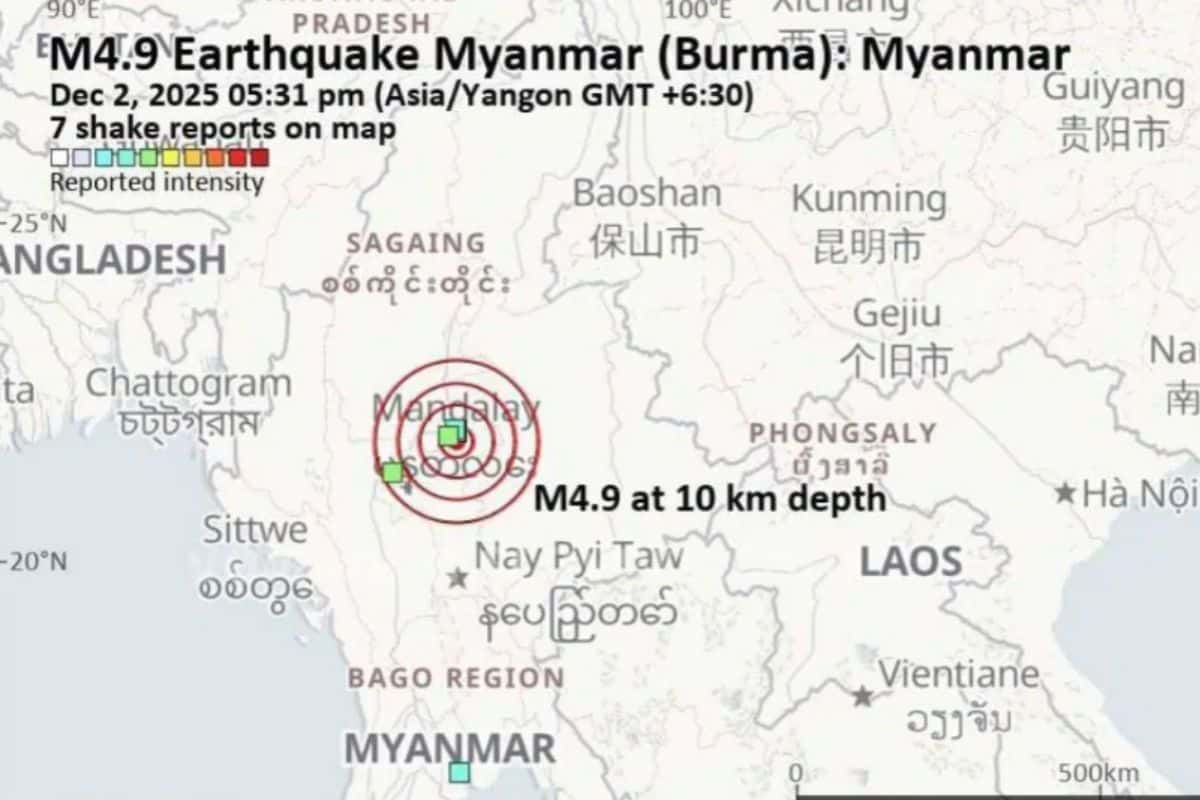 Myanmar rocked by 13 earthquakes in one week | Thaiger