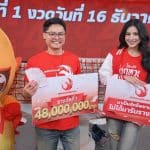 Two lucky Lottery Plus buyers claim 48 million baht first prize | Thaiger
