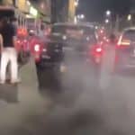 Modified pickup truck clouds Pattaya in black smoke | Thaiger