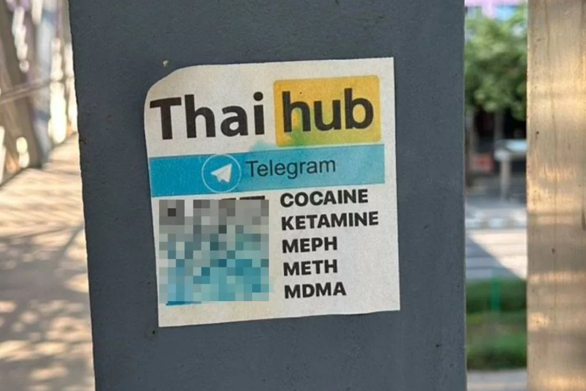 AI-powered QR code sticker used in Bangkok drug operation