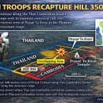 Thai Troops Recapture Hill 350 Near Ta Kwai Temple as Bodies of Fallen Soldiers Recovered | Thaiger