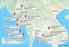 Series of Earthquakes Felt Near Thailand as Regional Seismic Activity Intensifies | Thaiger