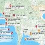 Series of Earthquakes Felt Near Thailand as Regional Seismic Activity Intensifies | Thaiger