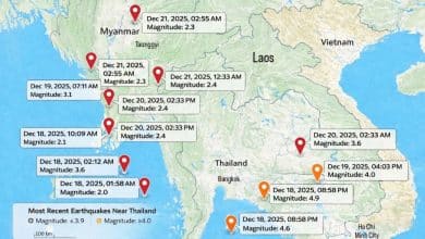 Series of Earthquakes Felt Near Thailand as Regional Seismic Activity Intensifies | Thaiger