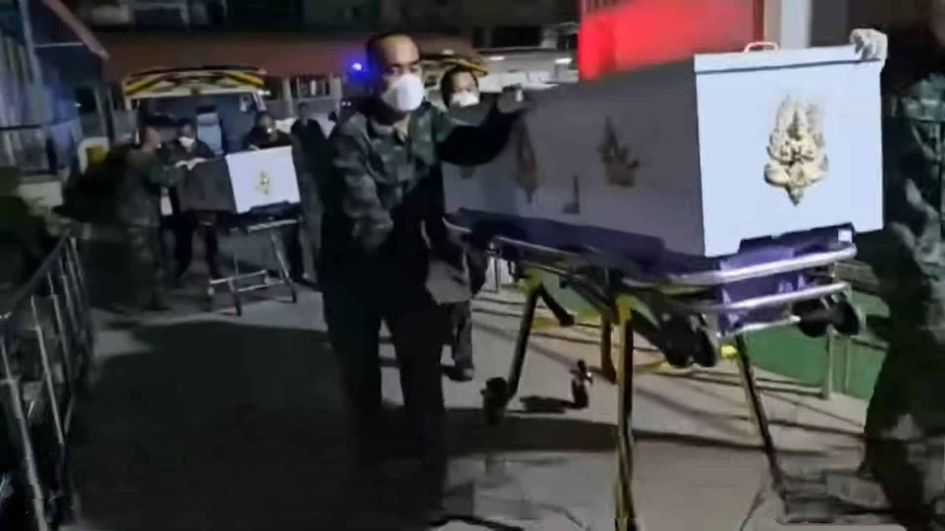 Three soldiers killed at Ban Nong Chan returned to Chakraphong Camp Hospital | Thaiger