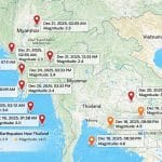Series of Earthquakes Felt Near Thailand as Regional Seismic Activity Intensifies | Thaiger