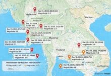 Series of Earthquakes Felt Near Thailand as Regional Seismic Activity Intensifies | Thaiger