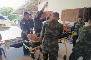 Thai marine officer loses foot to Cambodian mine near border | Thaiger