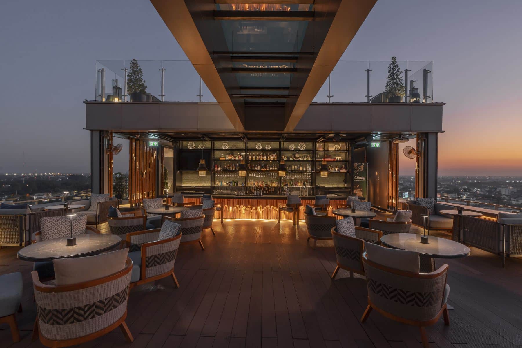 MAI The Sky Bar at Meliá Chiang Mai for New Year's Eve Dinner