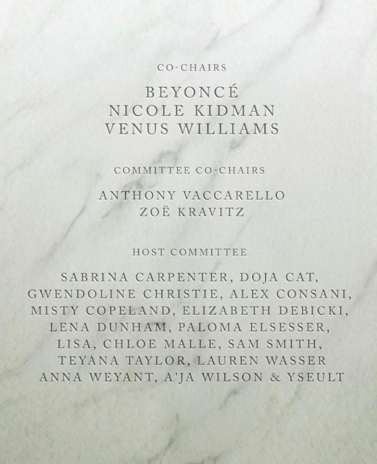 Met Gala 2026 host committee lineup featuring global celebrities