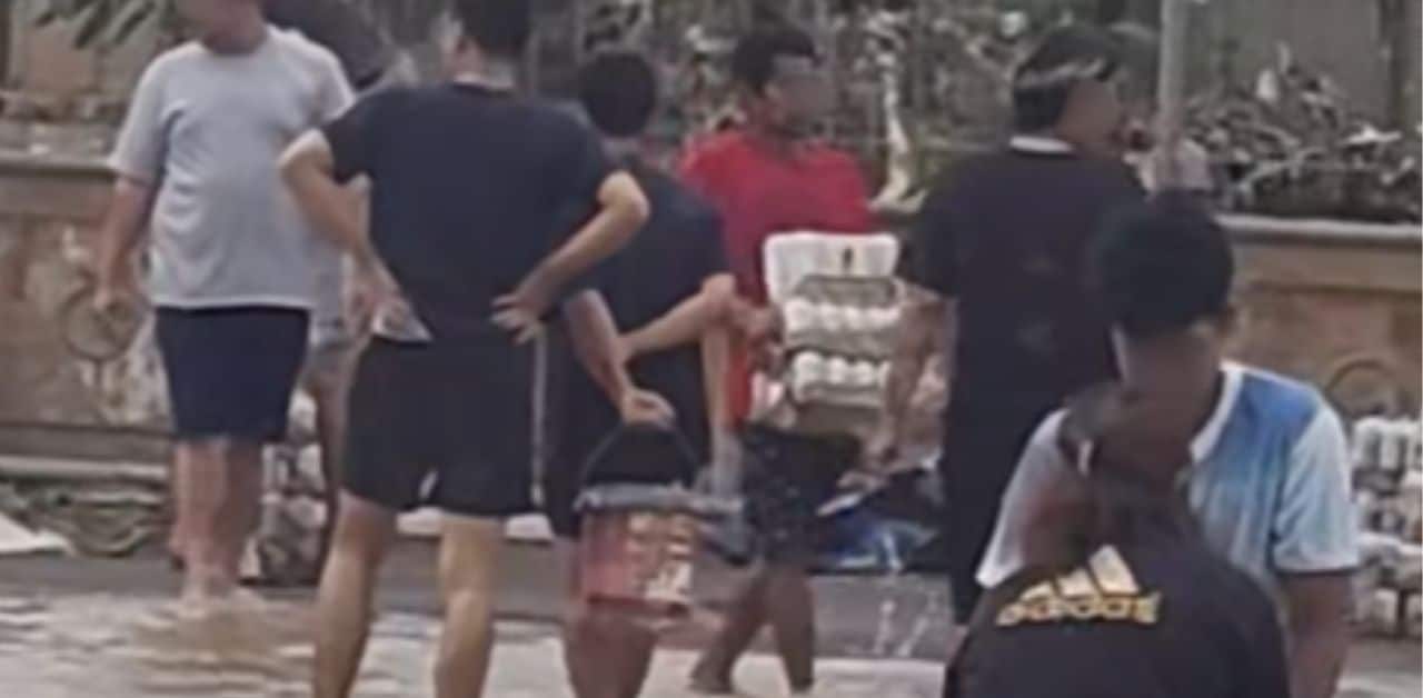 Stealing beer Hat Yai