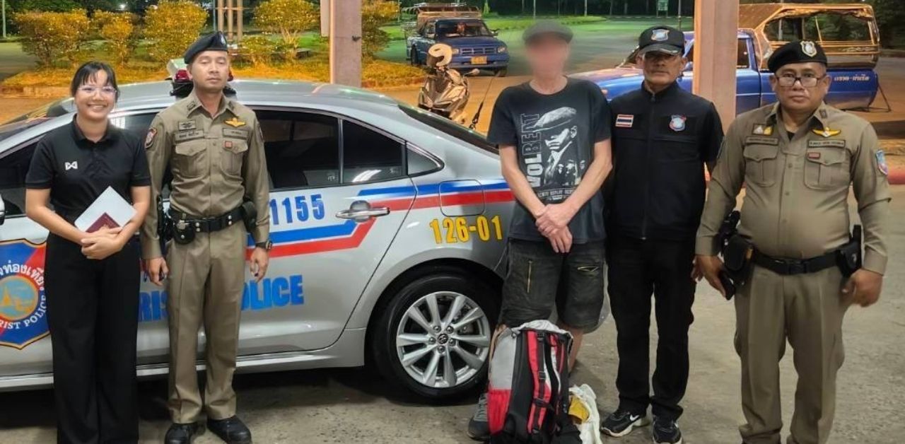 Danish man angry after missing bus in Trat Thailand