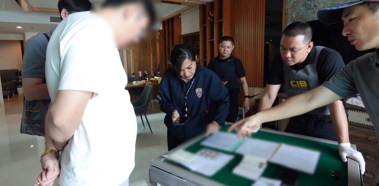 South Korean and Chinese scam gang in Thailand