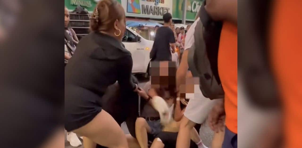 Thai foreigners fight Bangla Road Phuket