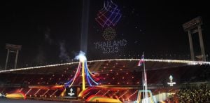 Wrong flag, incorrect medal tally, and lip-sync error disrupt SEA Games opener | Thaiger