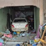 Pattaya driver cites mechanical failure as car crashes into home, injuring 3 | Thaiger