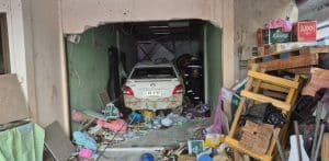 Pattaya driver cites mechanical failure as car crashes into home, injuring 3 | Thaiger