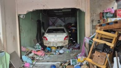 Pattaya driver cites mechanical failure as car crashes into home, injuring 3 | Thaiger