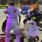 Iraqi motorcyclists ride against traffic and collide with Russians in Pattaya | Thaiger
