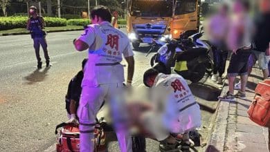 Iraqi motorcyclists ride against traffic and collide with Russians in Pattaya | Thaiger