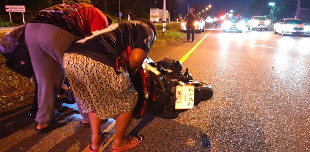 Foreign motorcyclist killed in Phang Nga accident