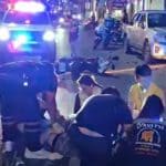 Foreign motorcyclist nearly loses leg after crashing into parked pickup in Pattaya | Thaiger