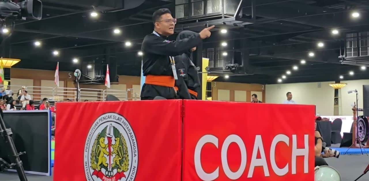 Malaysian pencak silat coach