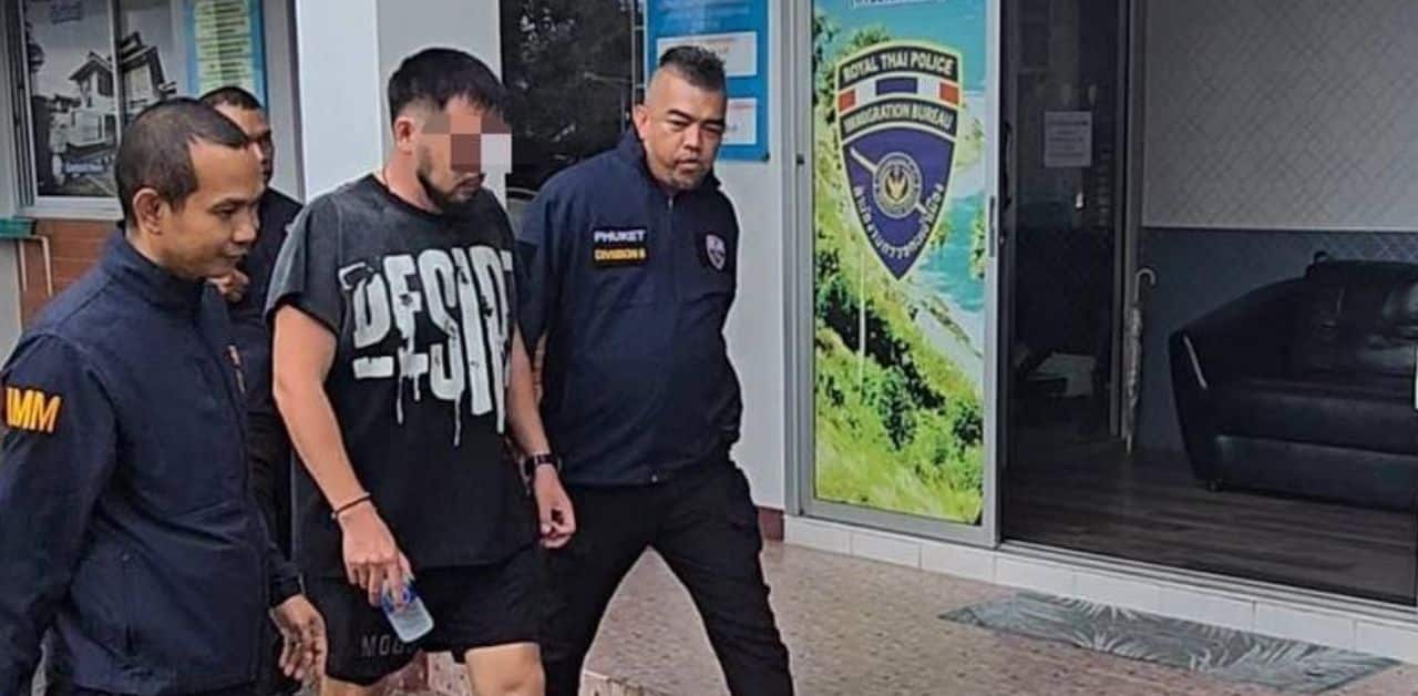 Interpol wanted foreign suspect arrested in Phuket